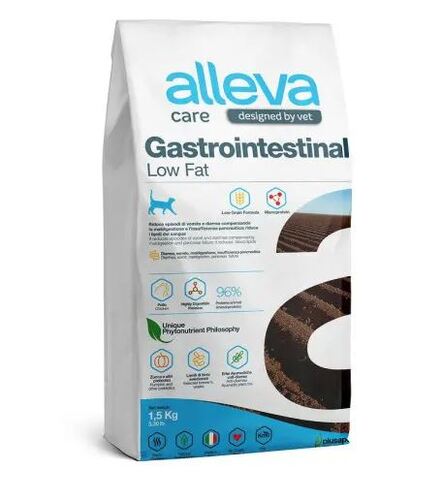 Alleva Care Cat Gastrointestinal Low fat        1,5 