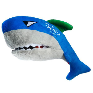 GiGwi Игрушка для собак Акула для тритсов с пищалкой 30см