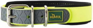Hunter Smart Ошейник Convtnience Comfort 55, биотановый желтый неон