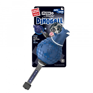GiGwi Игрушка для собак Динобол-цератопс с отключ. пищалкой 13 см