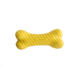 Playology Игрушка для щенков Косточка Puppy Teething Bone с ароматом курицы желтая