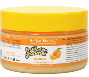 ISB Fruit of the Grommer Orange Восстанавливающая маска для слабой шерсти 100 мл