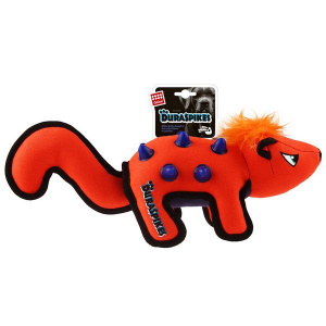 GiGwi Игрушка для собак Скунс-дюраспайк с резиновыми шипами 38*12*15см