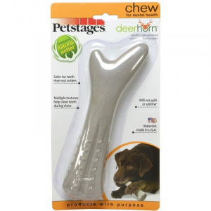 PetStages Игрушка для собак Deerhorn с оленьими рогами средняя 16 см