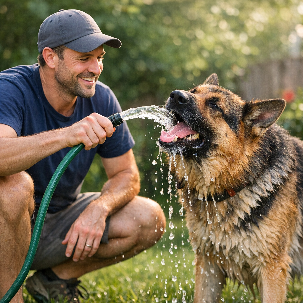 Как помочь собаке в жару?