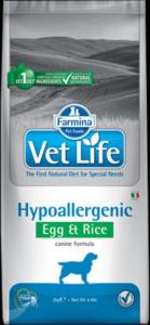 Farmina Vet Life Dog Hypoallergenic Egg&Rice 2 