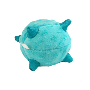 Playology Игрушка для щенков Мяч сенсорный Puppy Sensory Ball 11 см с ароматом арахиса голубой